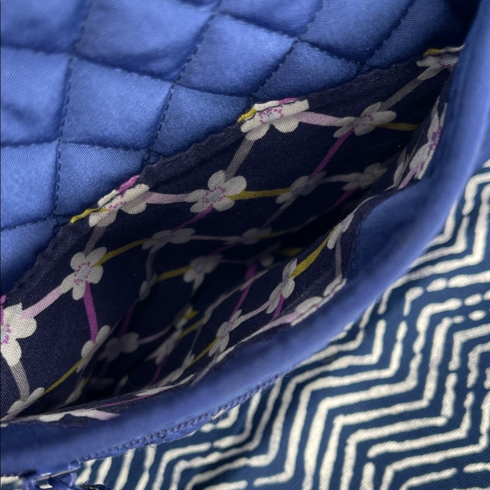 Vera Bradley Royal Blue Quilted Crossbody - Picture 5 of 7